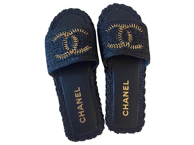 Cambon Chanel FLIP FLOPS Black