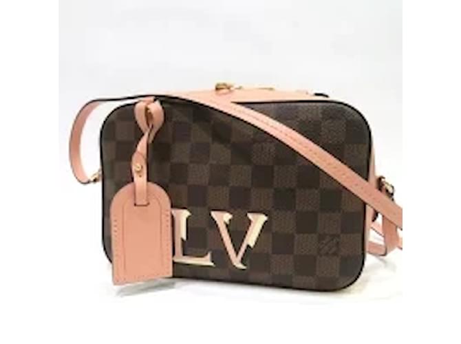 Louis Vuitton Santa Monica Crossbody Bag Damier Brown