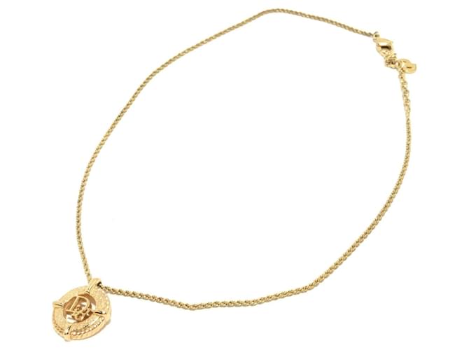 Dior-Halskette Golden Metall  ref.341153