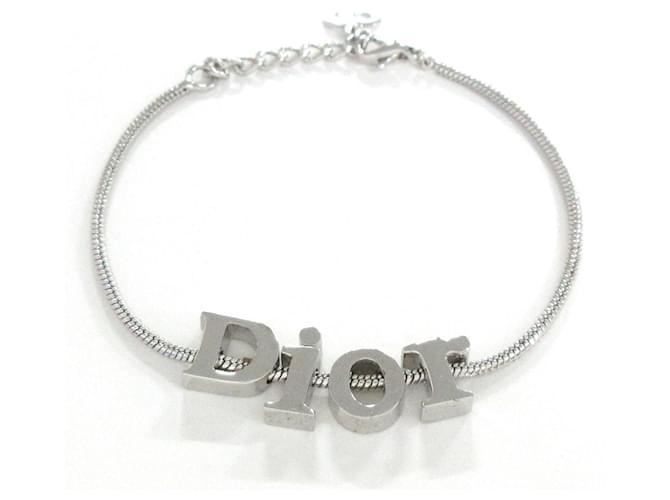 Dior bracelet Silvery Metal  ref.341158