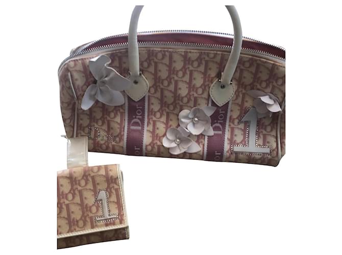 Christian Dior Handbags Pink Cloth  ref.341201