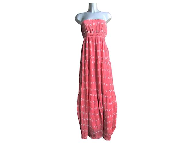Bel Air Dresses Coral Silk  ref.341378