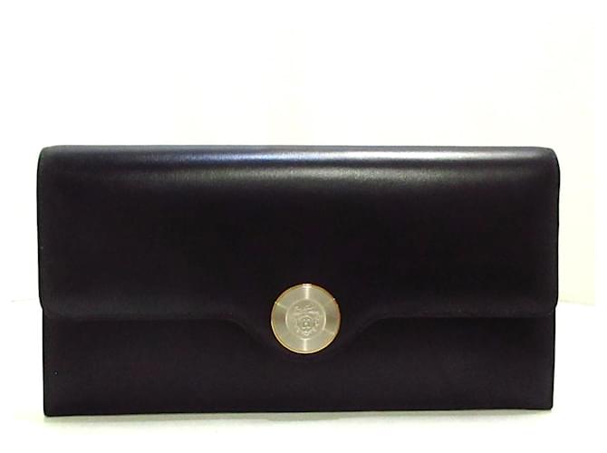 Hermès Clutch bag Black Leather  ref.341380