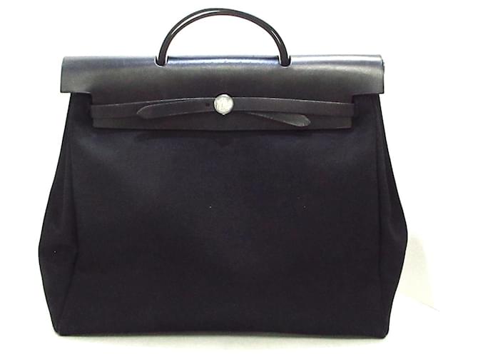 Hermès Handbag Black Cloth  ref.341381
