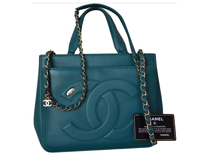 Chanel crossbody 2019 Borsa con logo CC Verde