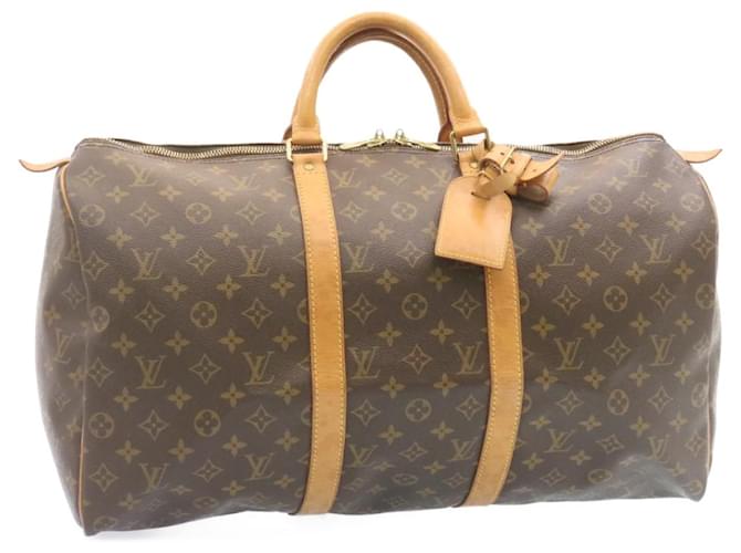Louis Vuitton Keepall Brown Cloth  ref.341504