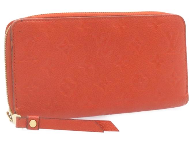 Louis Vuitton Zippy Wallet Red Leather  ref.341511