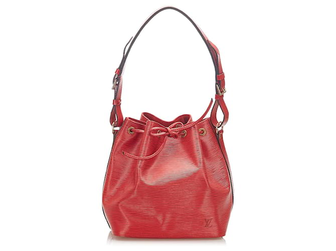 Louis Vuitton Red Epi Petit Noe Leather  ref.341589