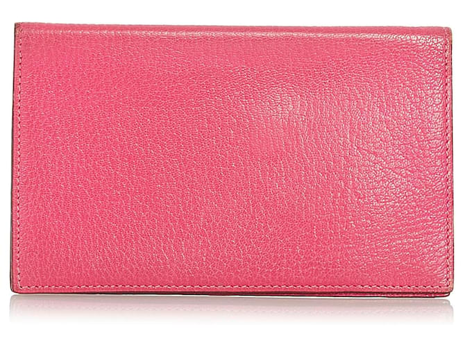 Hermès Hermes Pink Agenda PM Notebook Cover Leather Pony-style calfskin  ref.341595