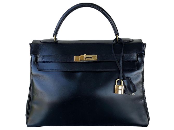 Hermès hermes kelly 32 Dorso in pelle nera Nero