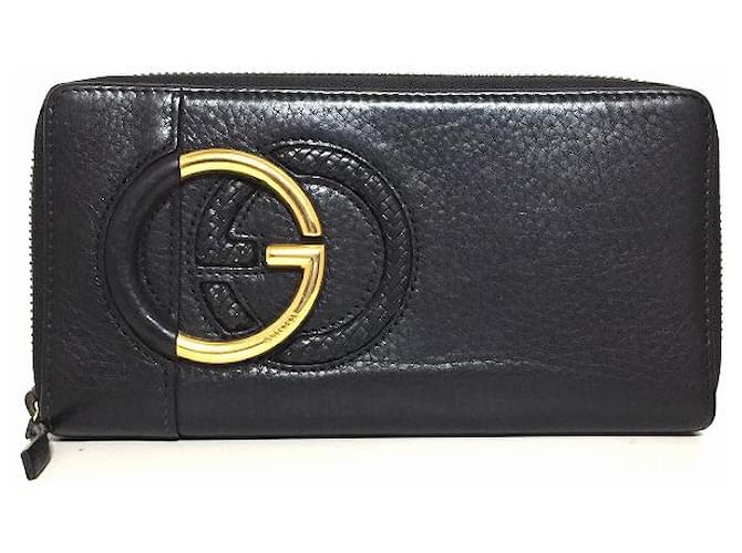 Gucci wallet Black Leather  ref.341678