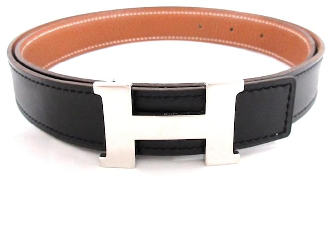 Hermès Hermes H Black Leather  ref.341710