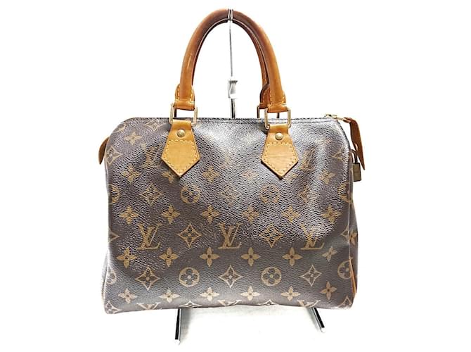 Louis Vuitton Speedy 25 Brown Cloth  ref.341798