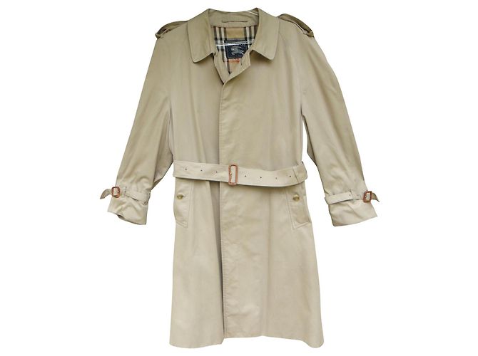 Burberry trench vintage uomo 50 Beige