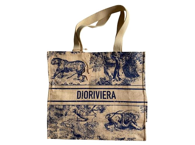 Christian Dior Riviera-Tasche Blau  ref.341856