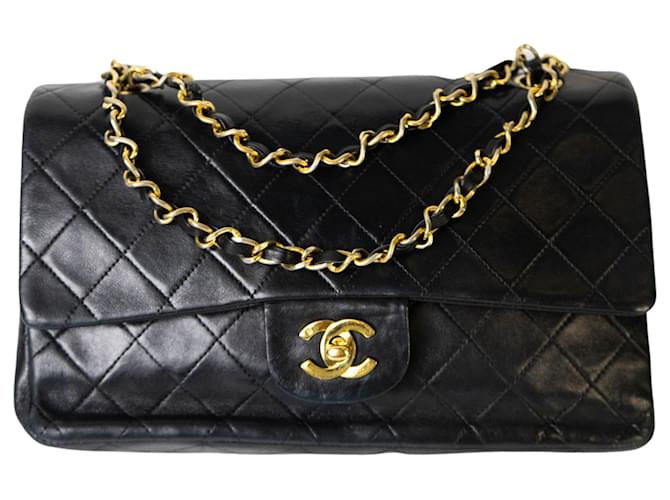 Chanel Timeless Black Leather  ref.341915