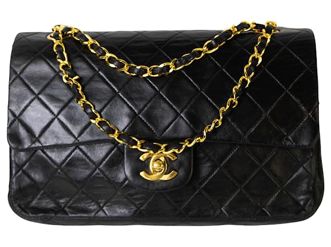 Chanel Timeless Black Leather  ref.341925