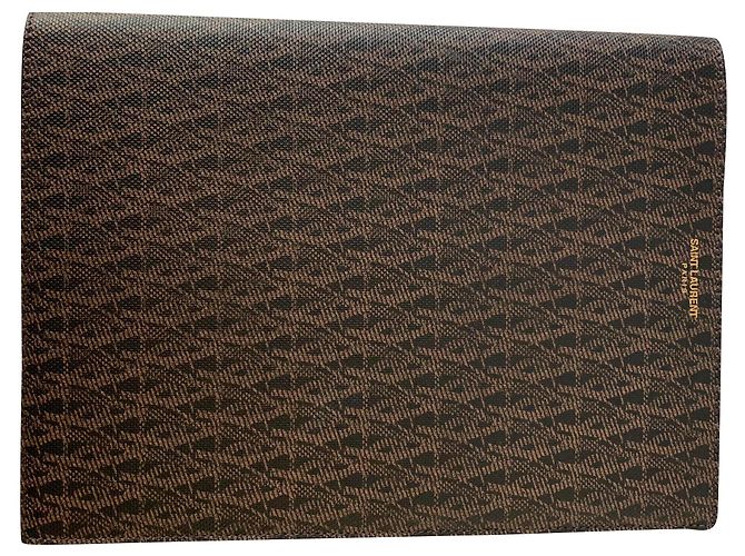 Saint Laurent Quaderno con monogramma stampato