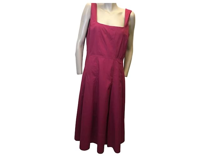 Marella Mid lenght dress Pink Cotton  ref.341959