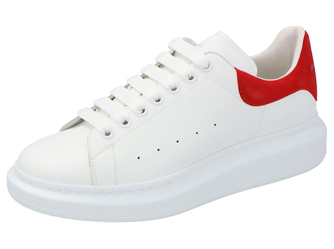 Alexander Mcqueen Larry Sneaker Branco Couro  ref.341972