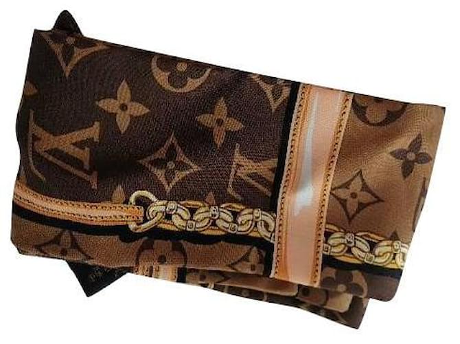 Louis Vuitton Confidential Brown Silk  ref.342108