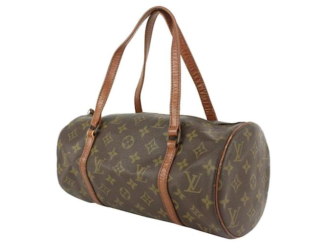 Louis Vuitton Monogram Papillon Barrel Bag Cylinder Leather ref.342282 -  Joli Closet