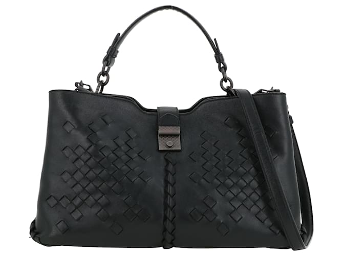 Bottega Veneta handbag Black Leather  ref.342612