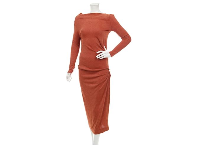 Vivienne Westwood Dresses Orange Viscose  ref.342657