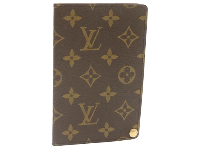 Louis Vuitton Porte carte simples Marrom Lona  ref.342767