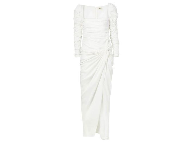 Khaite Shawna Kleid Weiß Viscose