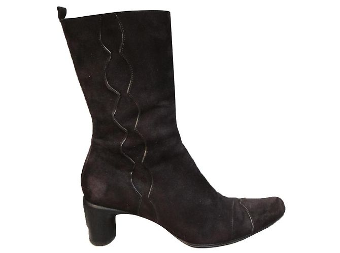 Costume National Botas de traje nacional Marrón oscuro
