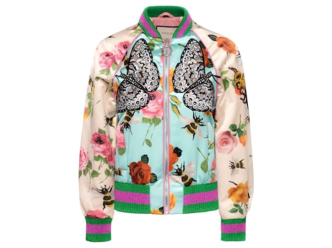 Gucci 5K$ Silk Bomber Multiple colors ref.343603 - Joli Closet