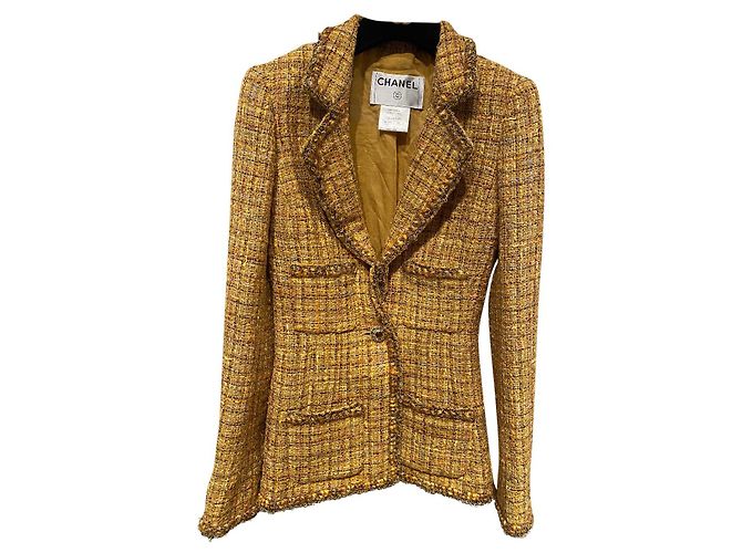 Chanel Jackets Yellow