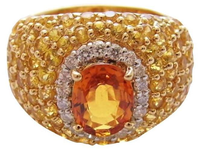 Autre Marque rings Golden Yellow gold  ref.344146