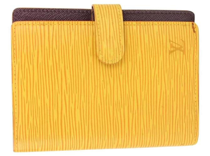 Louis Vuitton, Bags, Louis Vuitton Epi Leather Yellow Agenda