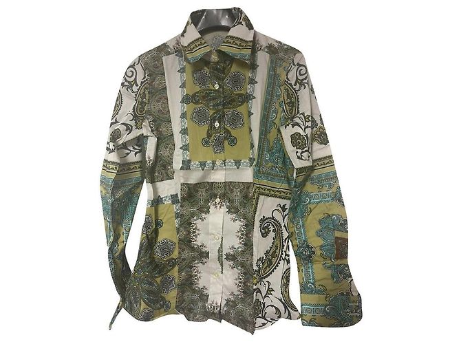 Etro camicia stretch paisley Multicolore