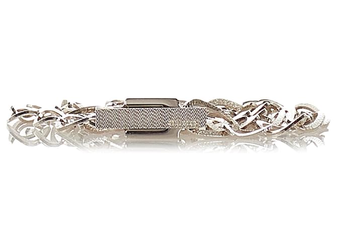 Gucci Silver Chain-Link Belt Silvery Metal  ref.344211