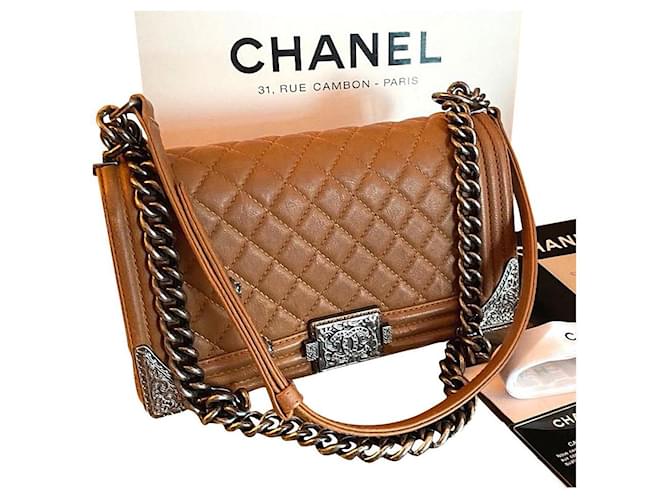 chanel metallic handbag