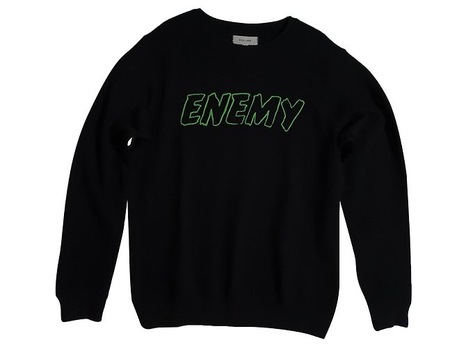 Soulland ENEMY Pade Sweatshirt Schwarz Baumwolle