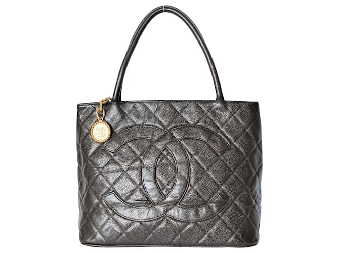 Chanel Medallion Dark brown Leather ref.344377 - Joli Closet