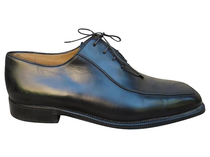Loewe p shoes 41,5 Black Leather  ref.344410