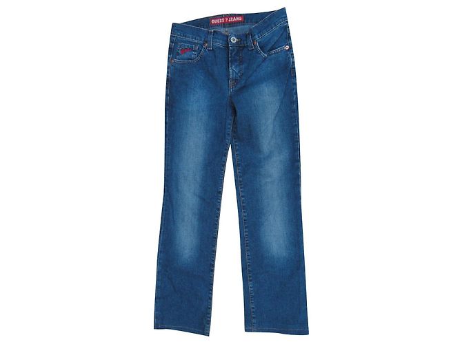 Jeans Guess con cintura holgada 36 (W 27) Azul