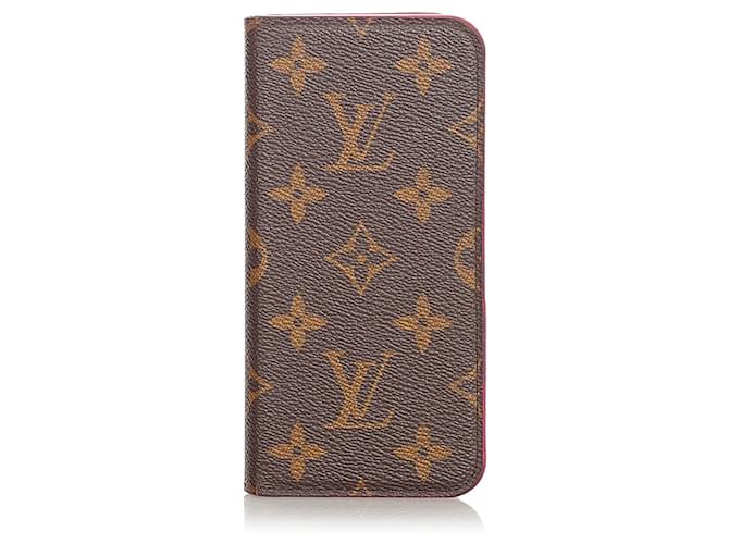 Louis Vuitton Brown Monogram iPhone X Case Cloth ref.345049 - Joli Closet