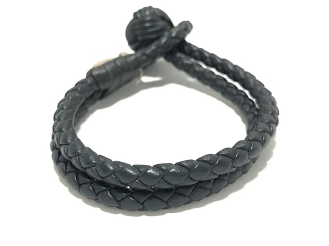 Bottega Veneta Bracelet Black Leather  ref.345285