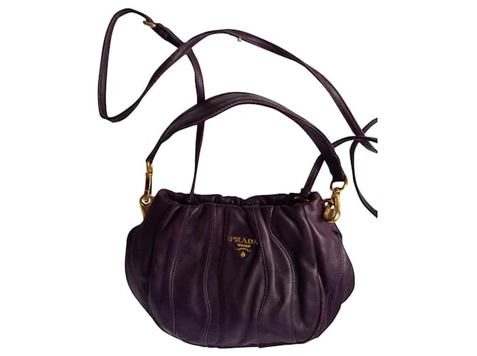 Prada hotsell lambskin handbag