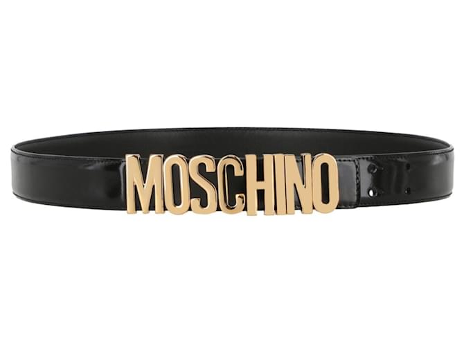 Moschino leather logo belt Clearance
