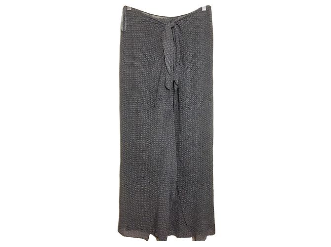 Emanuel Ungaro Pantalone Ungaro in seta con wrap over