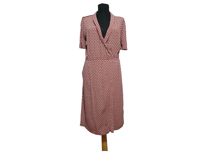 Noa Noa Hug Me Kleid Rosa Grau Viskose Pink