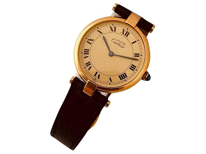 Cartier Mezclas Vendôme Dorado Plata  ref.346247