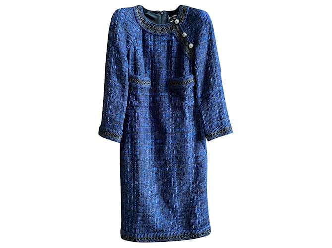 Chanel 7K$ Lesage Tweed Dress Multiple colors ref.346336 - Joli Closet